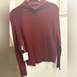 Wilfred Rich Burgundy Turtleneck Sweater